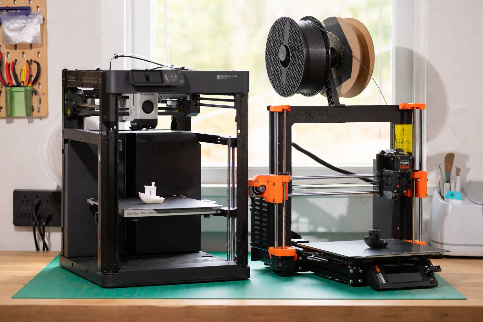 3d printers and laser cutters