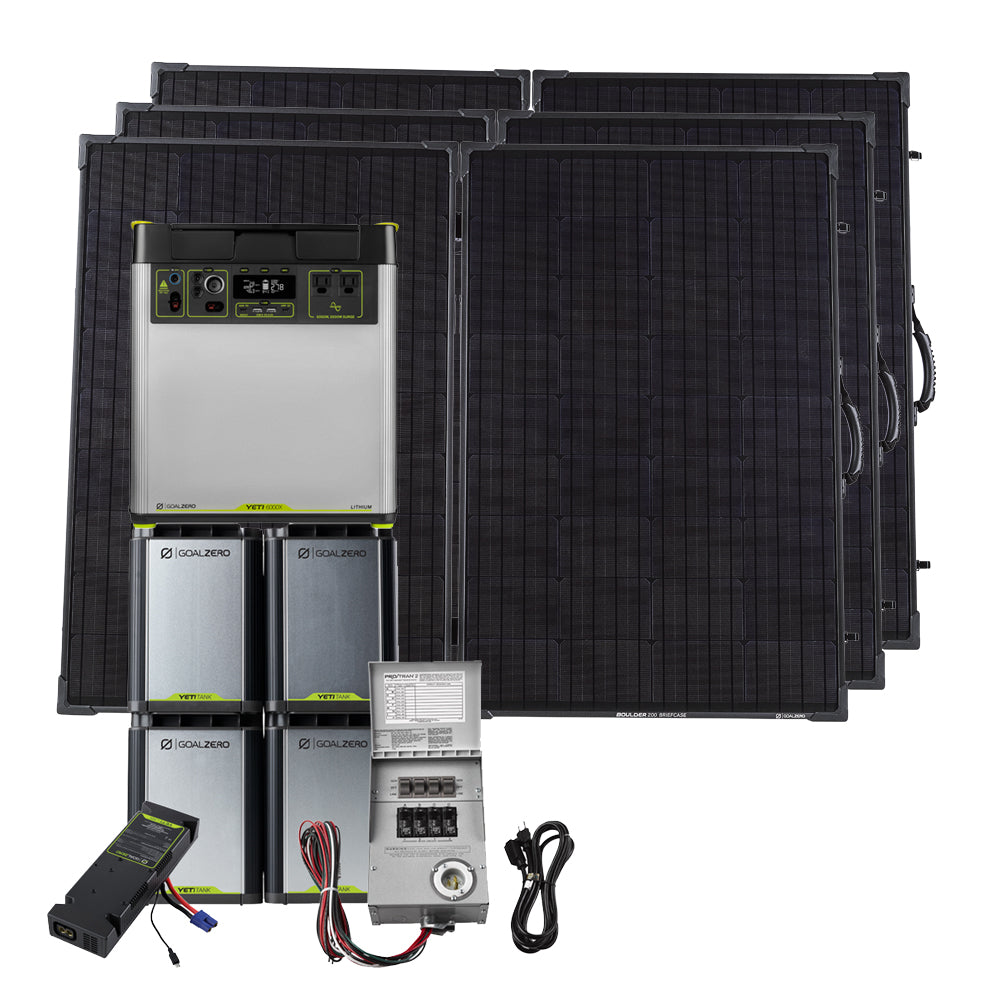10800Wh Home Backup Solar Generator