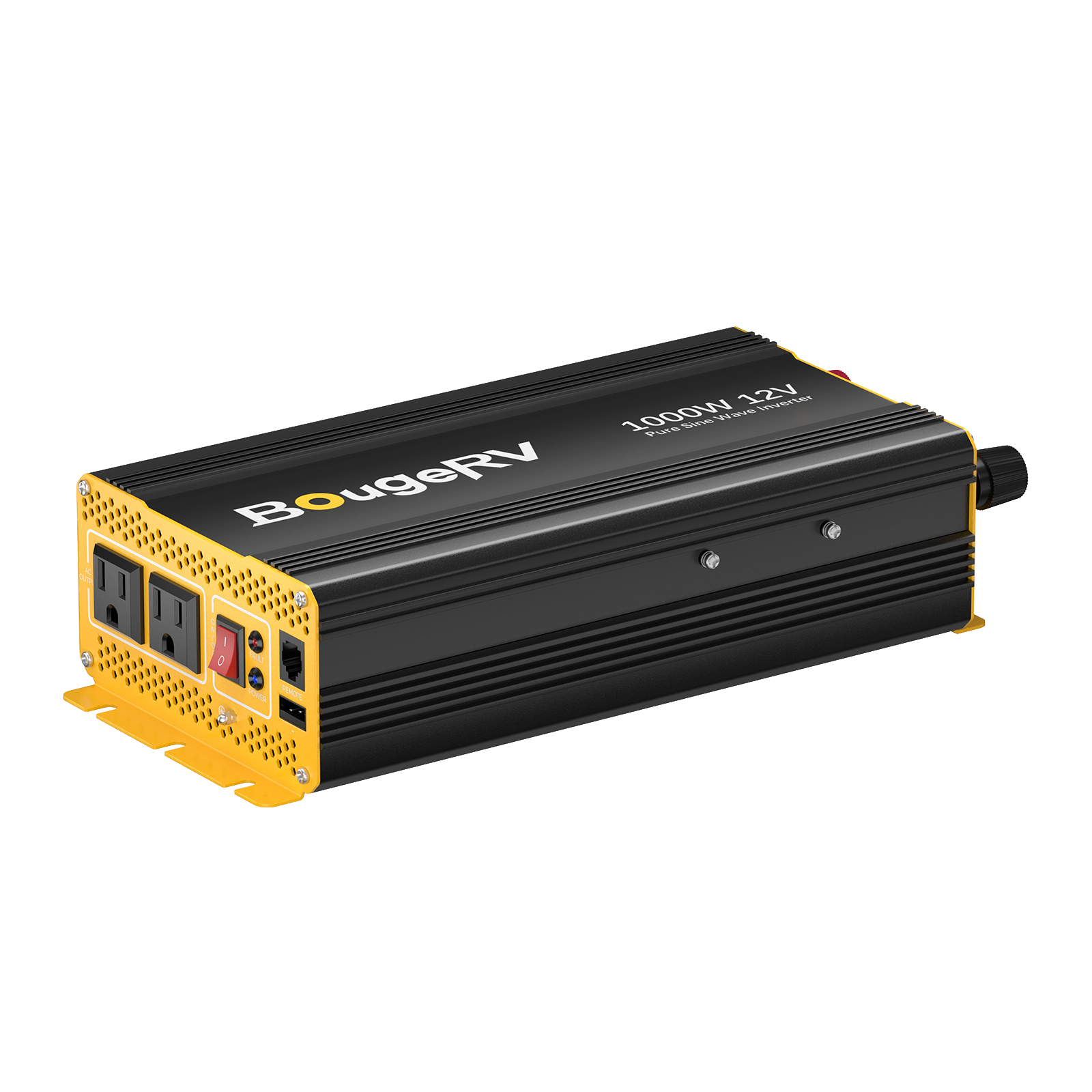 BougeRV 1000W 12V Pure Sine Wave Inverter with Bluetooth