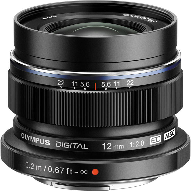 Olympus M.Zuiko Premium 12mm f2.0 Lens Black V311020BU001