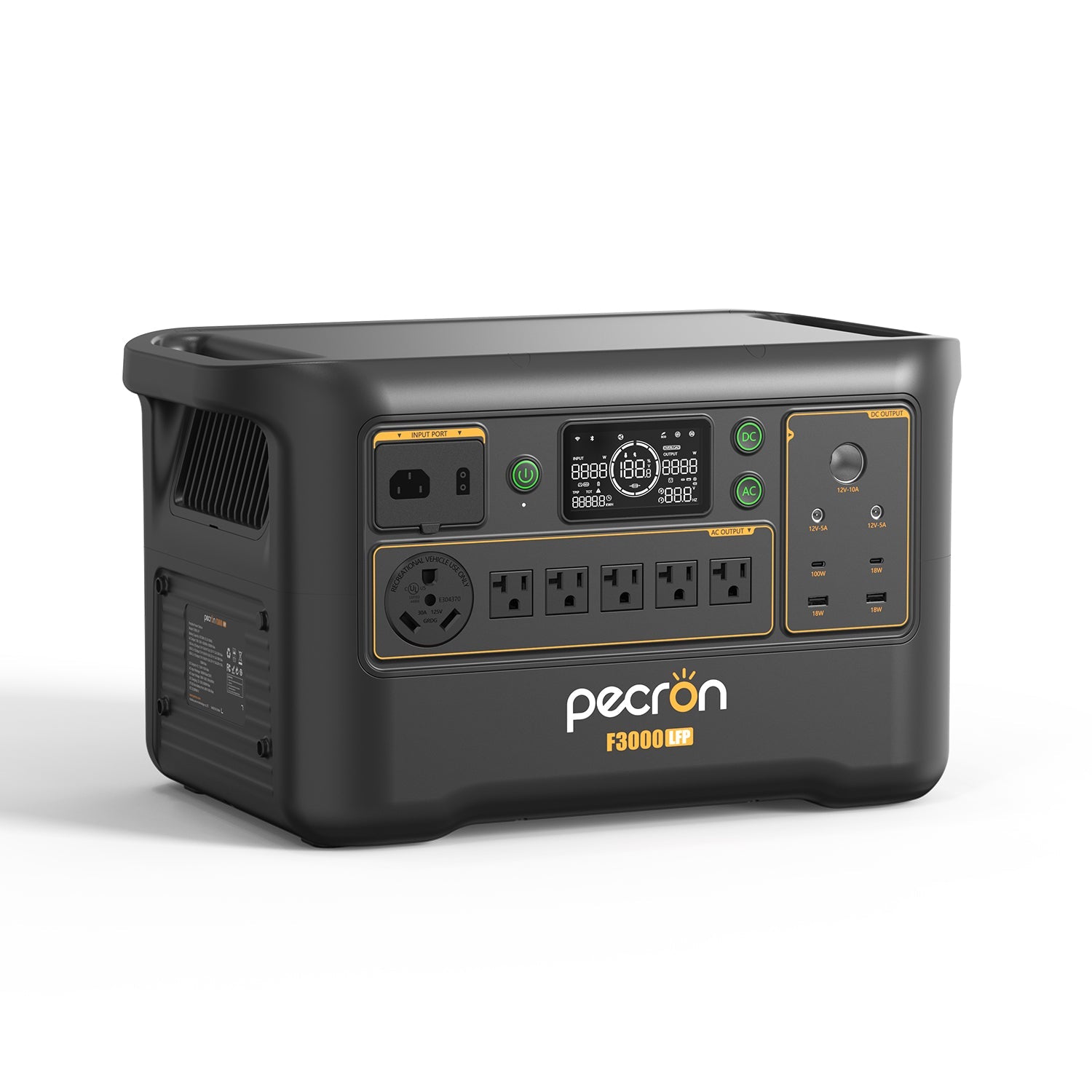 PECRON F3000LFP Portable Power Station 3600W 3072Wh