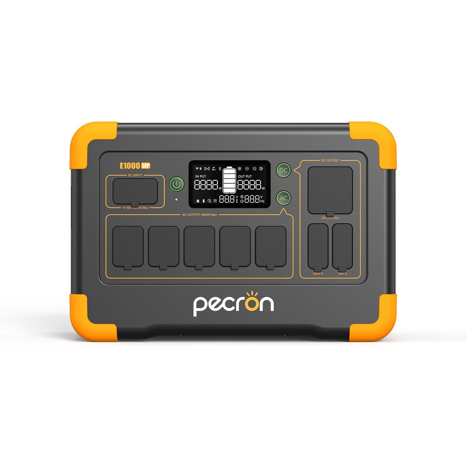 PECRON E1000LFP Portable Power Station 1800W 1024Wh