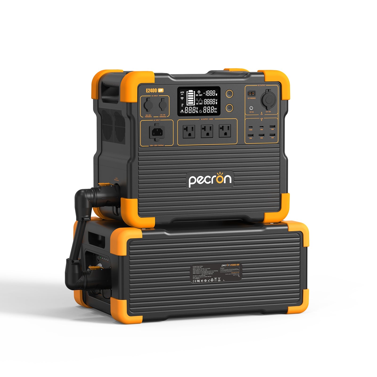 PECRON E2400LFP Portable Power Station 2400W 2048Wh