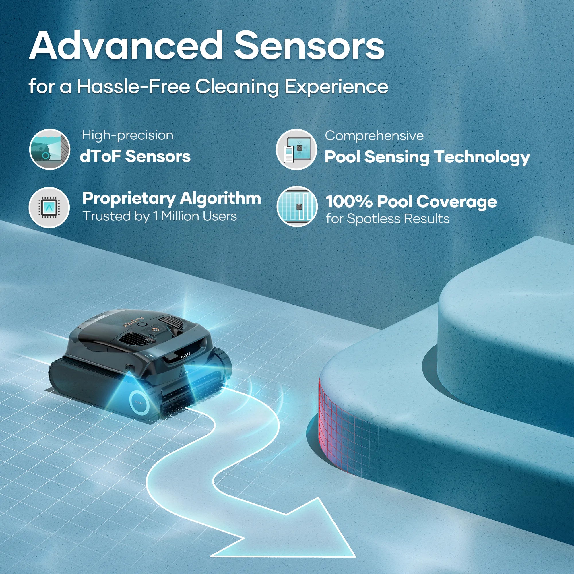 Aiper Scuba X1 Cordless Robotic Pool Cleaner