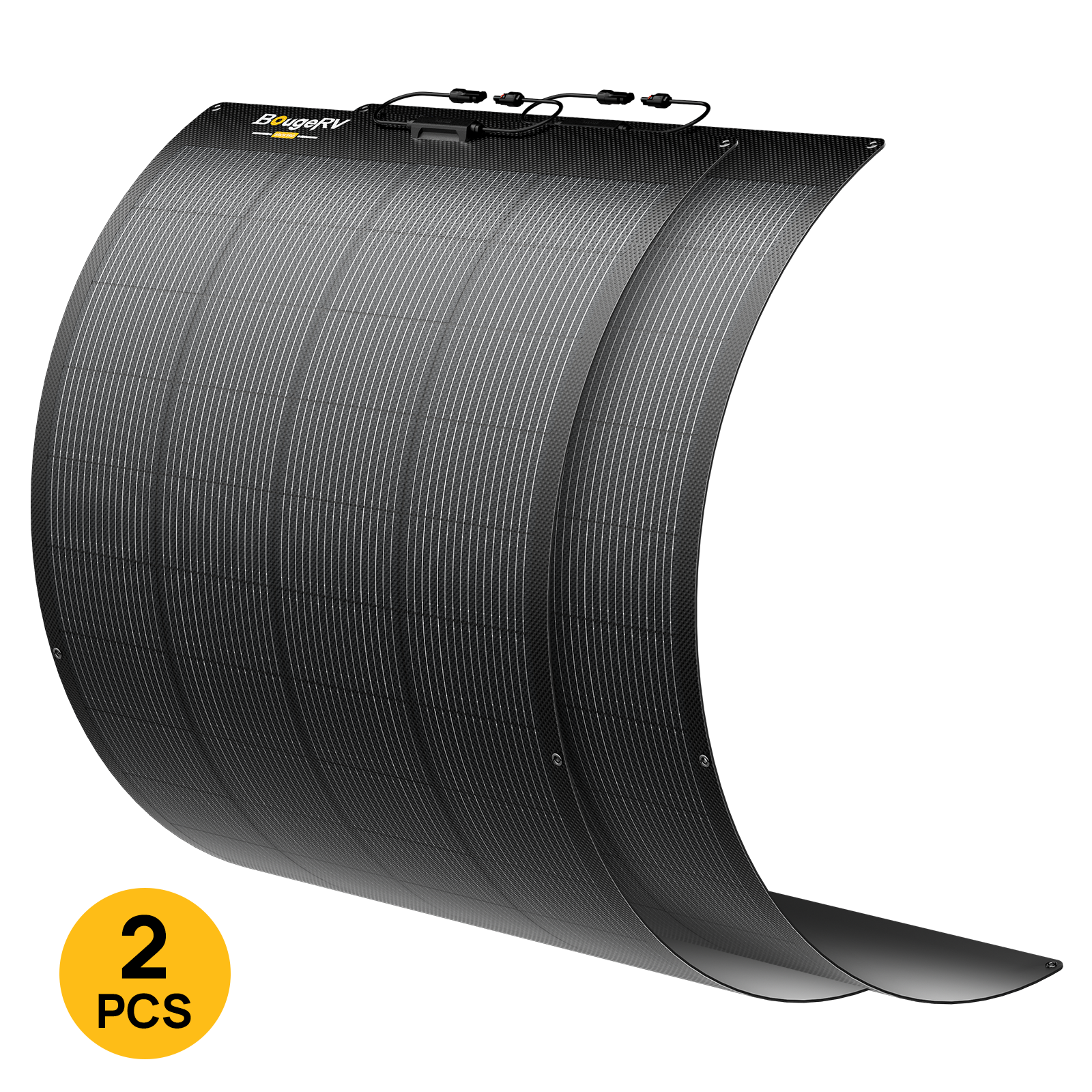 BougeRV Arch Pro 200W N-Type TOPCon Flexible Solar Panel (12V/24V Compatible)