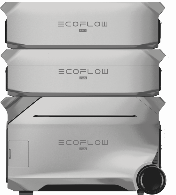 EcoFlow DELTA Pro 3 Portable Power Station + EcoFlow DELTA Pro 3 Extra Battery
