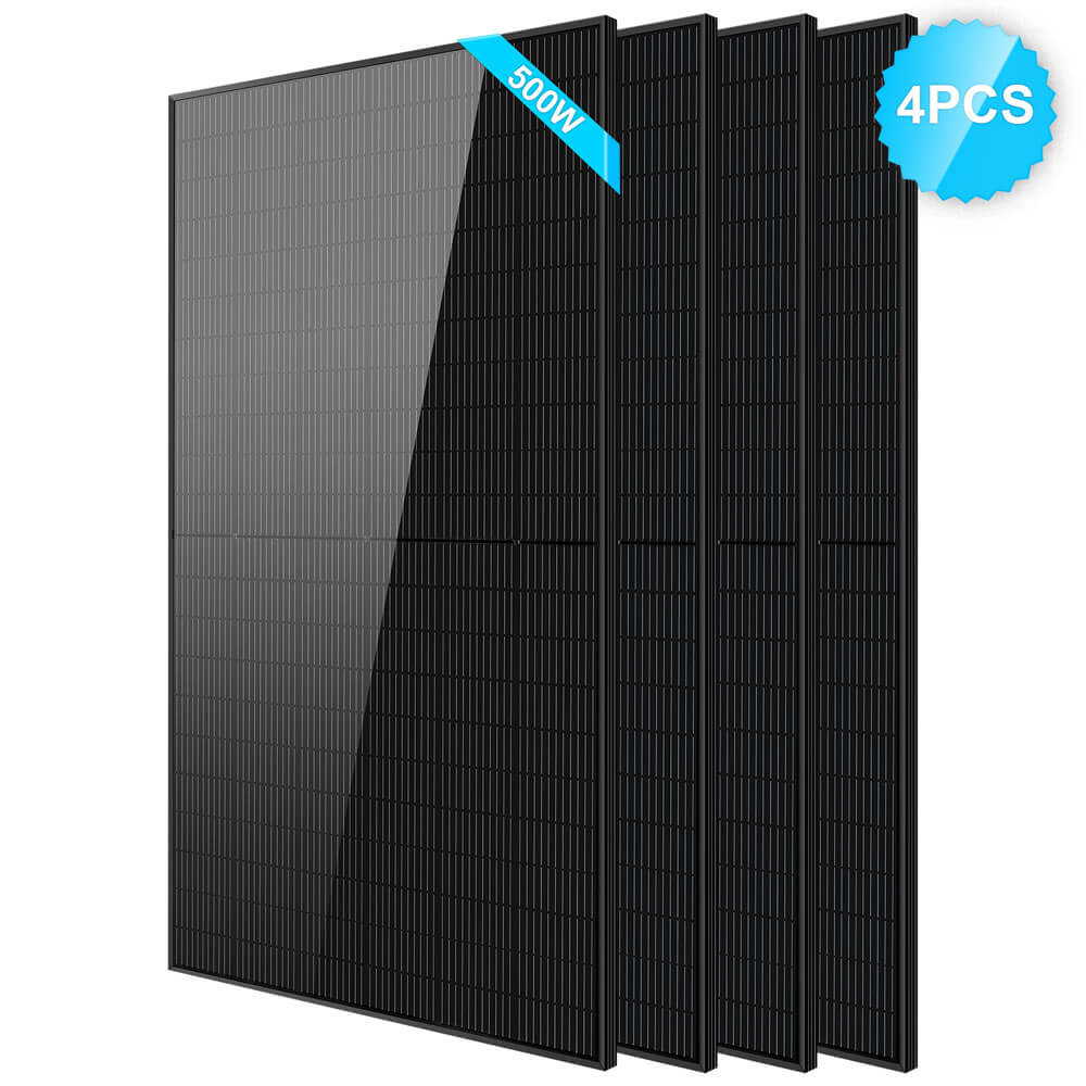 500W Mono Black PERC Solar Panel UL61730 CEC Listed