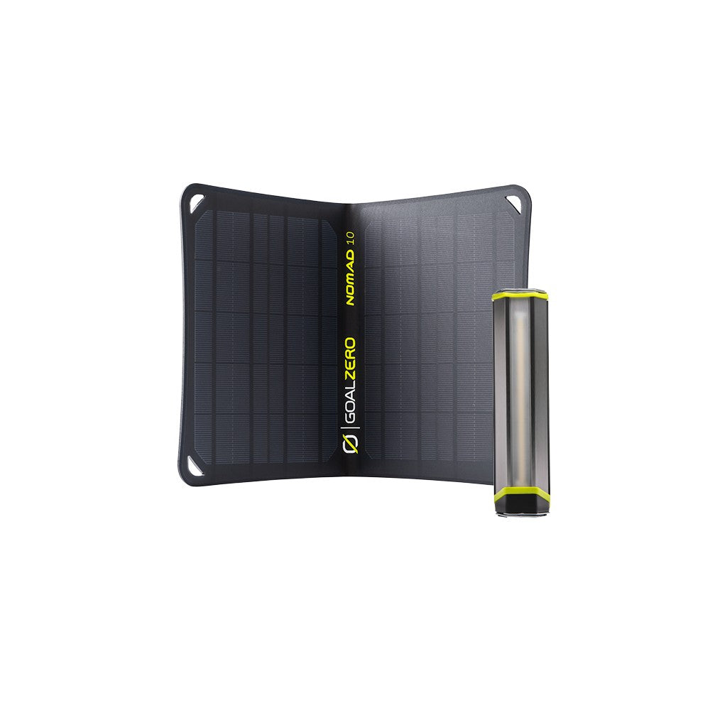 Nomad 10 Solar Panel + Torch 500 Multi-Purpose Light