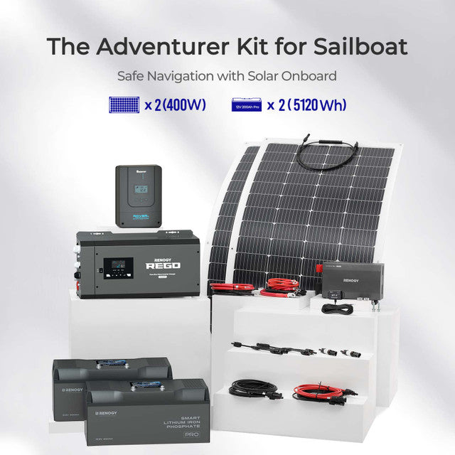 Renogy Energy Adventurer Kit Sailboat Solution SKU: RNG-MKIT-5KWH-US