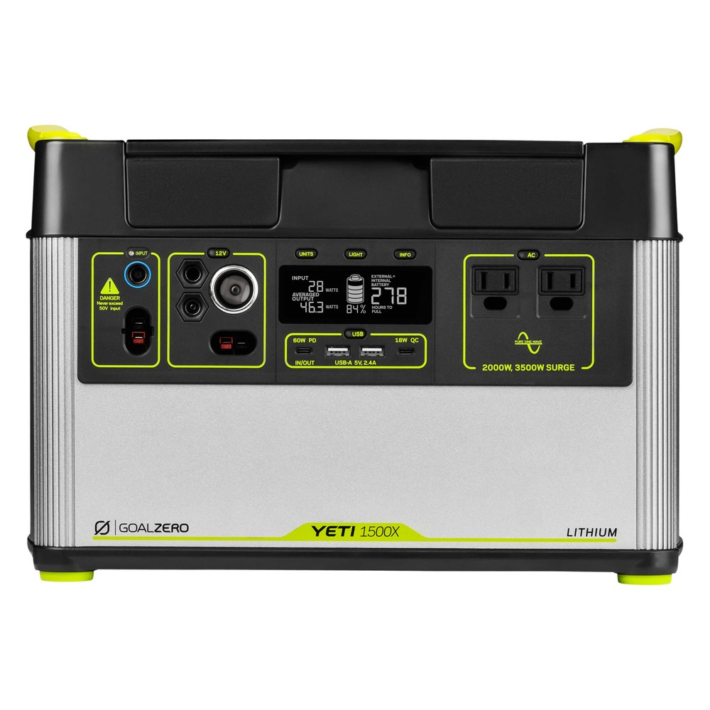 Yeti 1500X + Boulder 200 BC Solar Generator