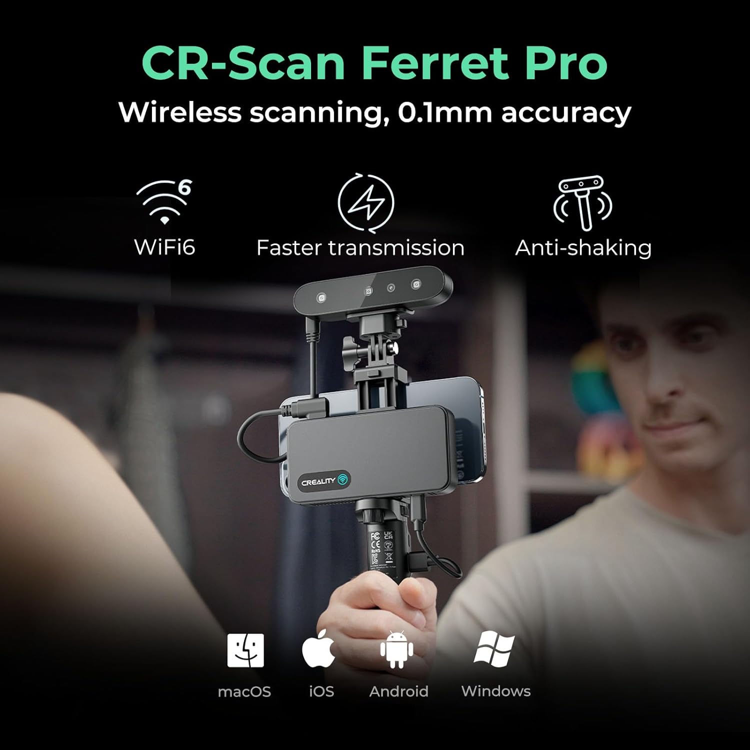 Creality 3D Scanner CR-Scan Ferret Pro for 3D Printing