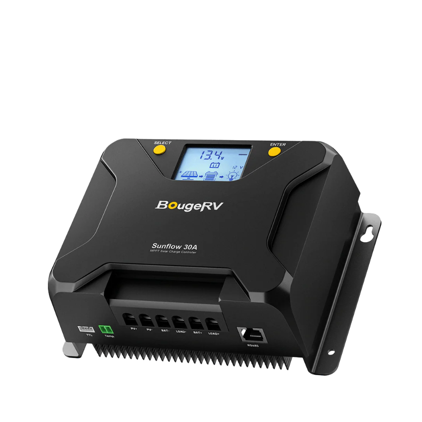 BougeRV Sunflow 30A MPPT Solar Charge Controller 12V/24V