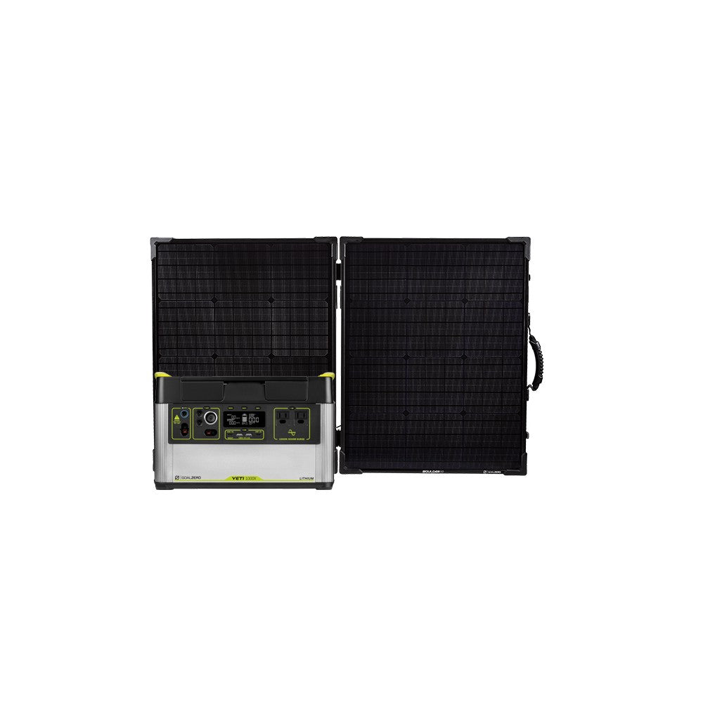Yeti 1000X + Boulder 100 BC Solar Generator