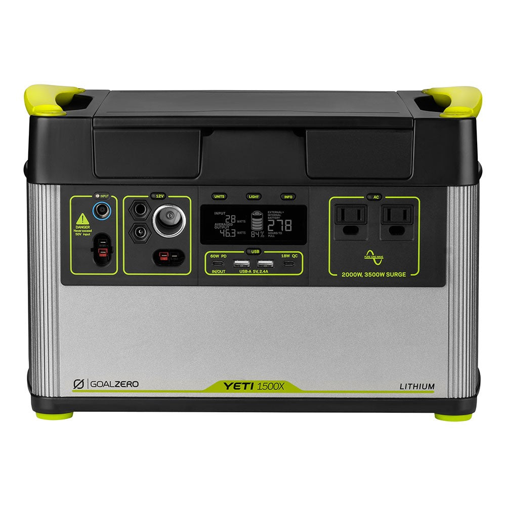 Yeti 1500X + Boulder 100 BC Solar Generator