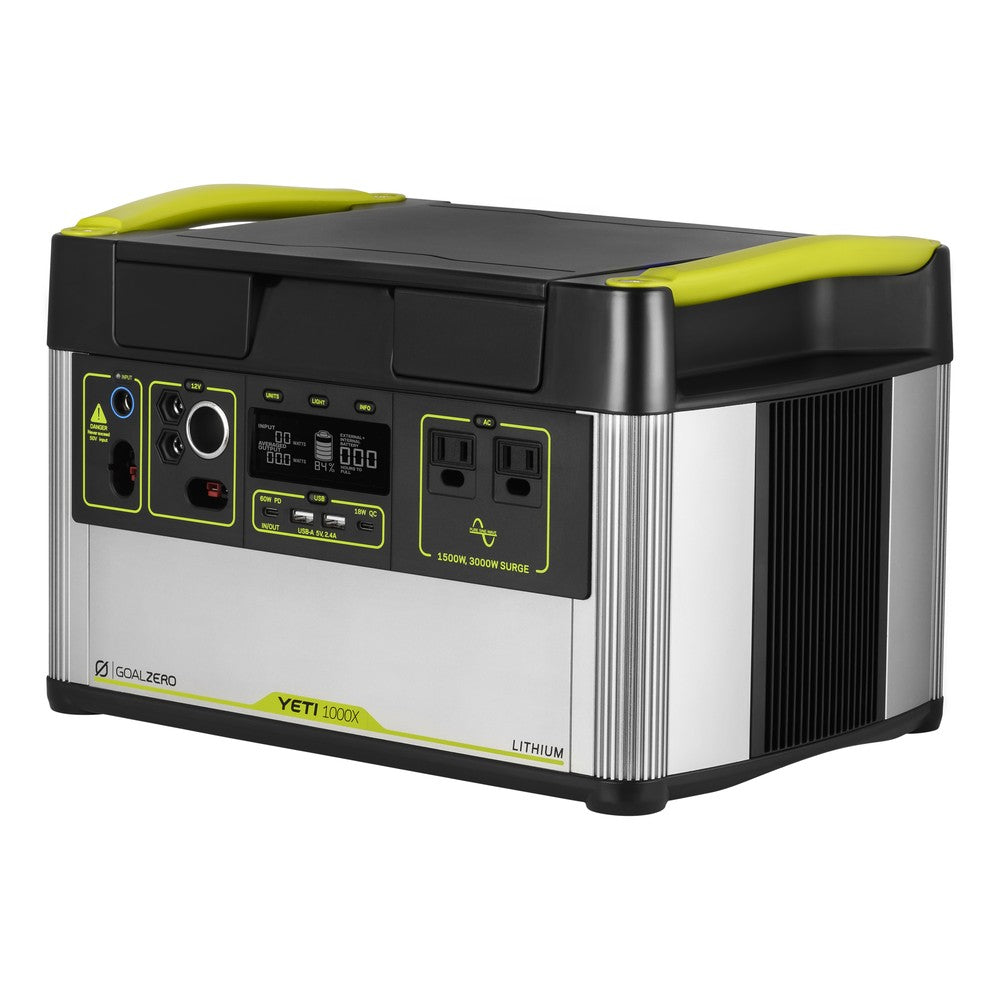 Yeti 1000X + Boulder 100 BC Solar Generator
