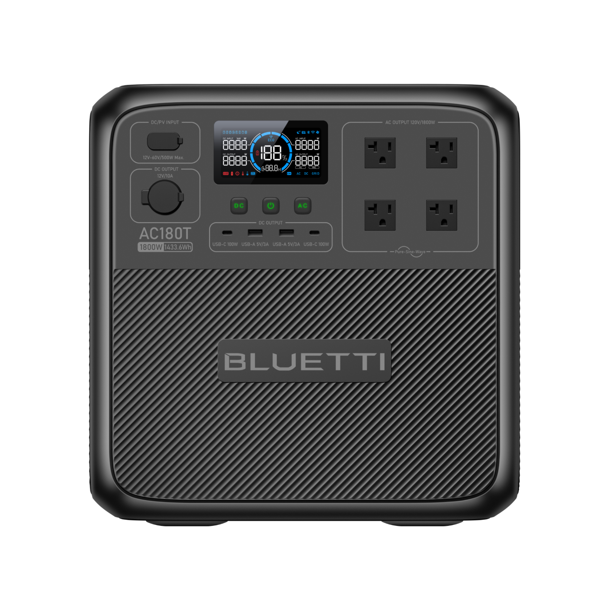 BLUETTI Pioneer MD (AC180T) Portable Power Station | 1,800W,1433Wh