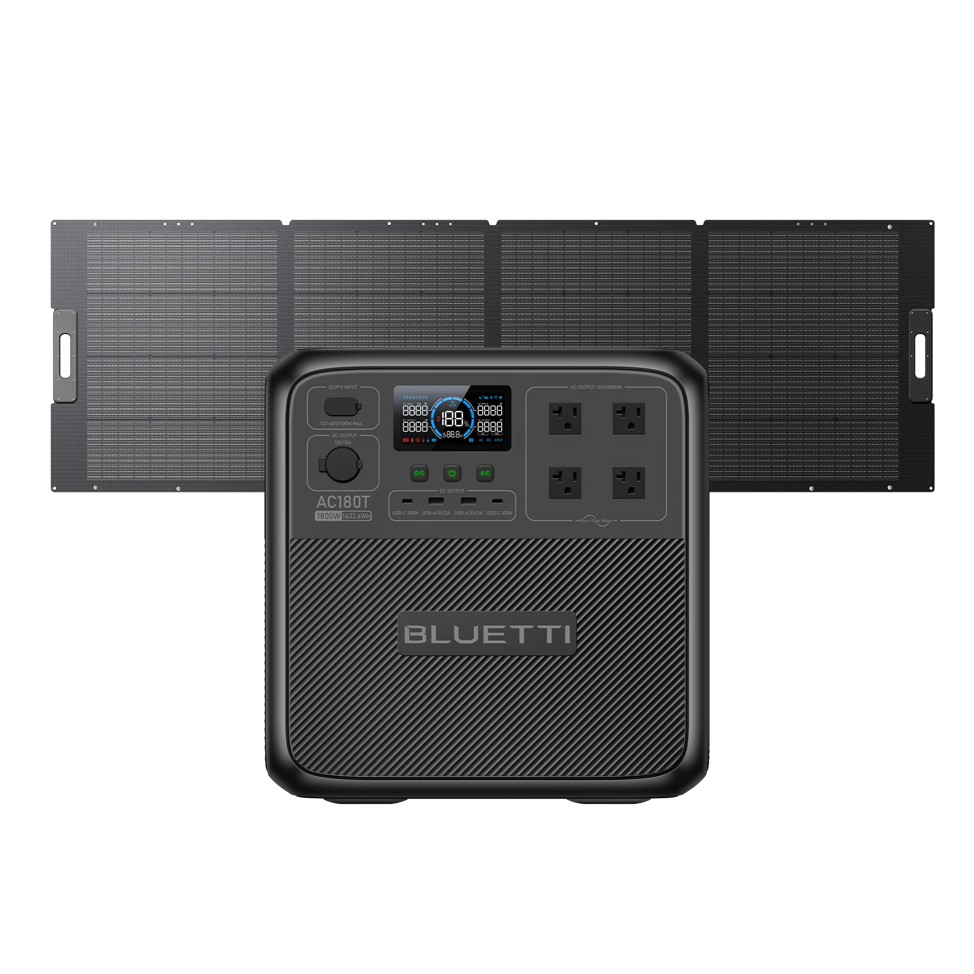 BLUETTI Pioneer MD (AC180T) Portable Power Station | 1,800W,1433Wh