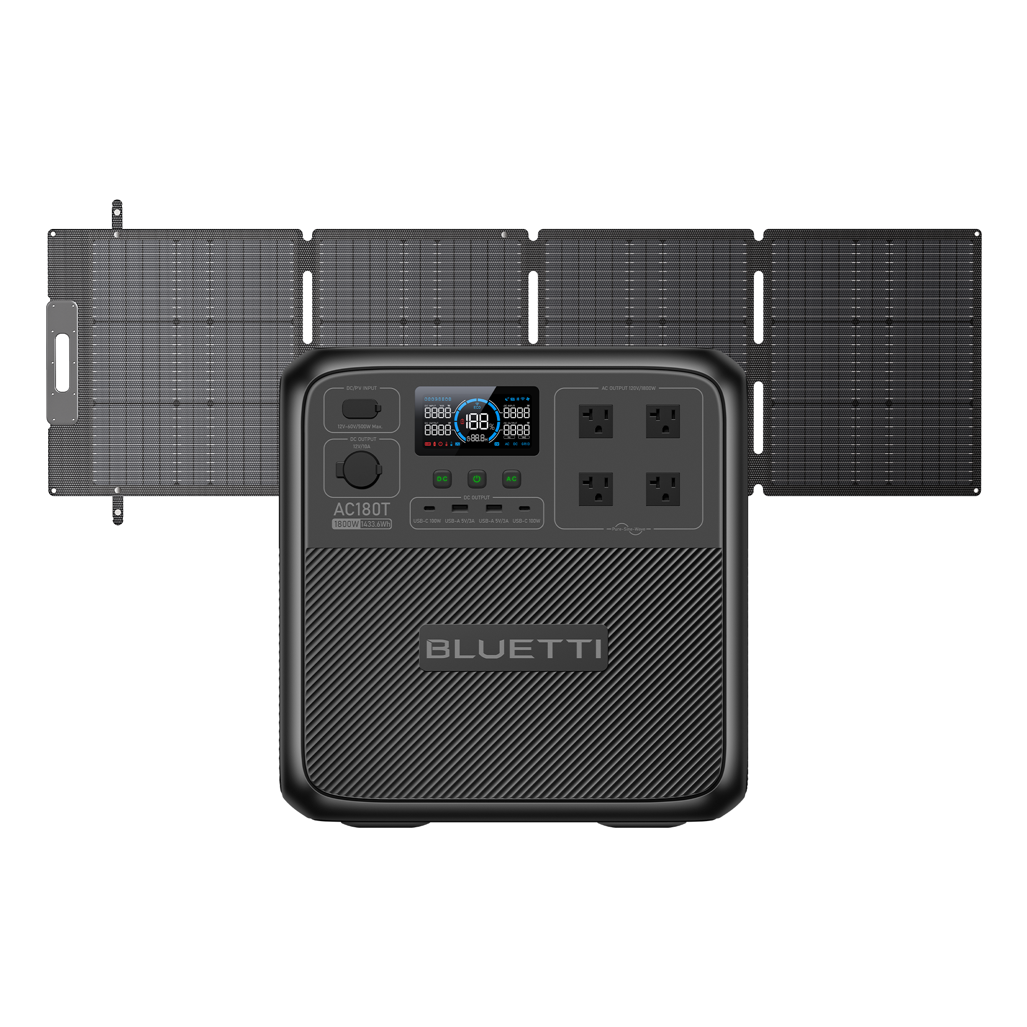 BLUETTI Pioneer MD (AC180T) Portable Power Station | 1,800W,1433Wh
