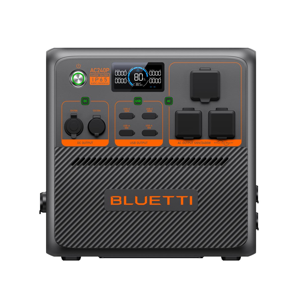 BLUETTI AC240P Portable Power Station | 2,400W 1,843Wh