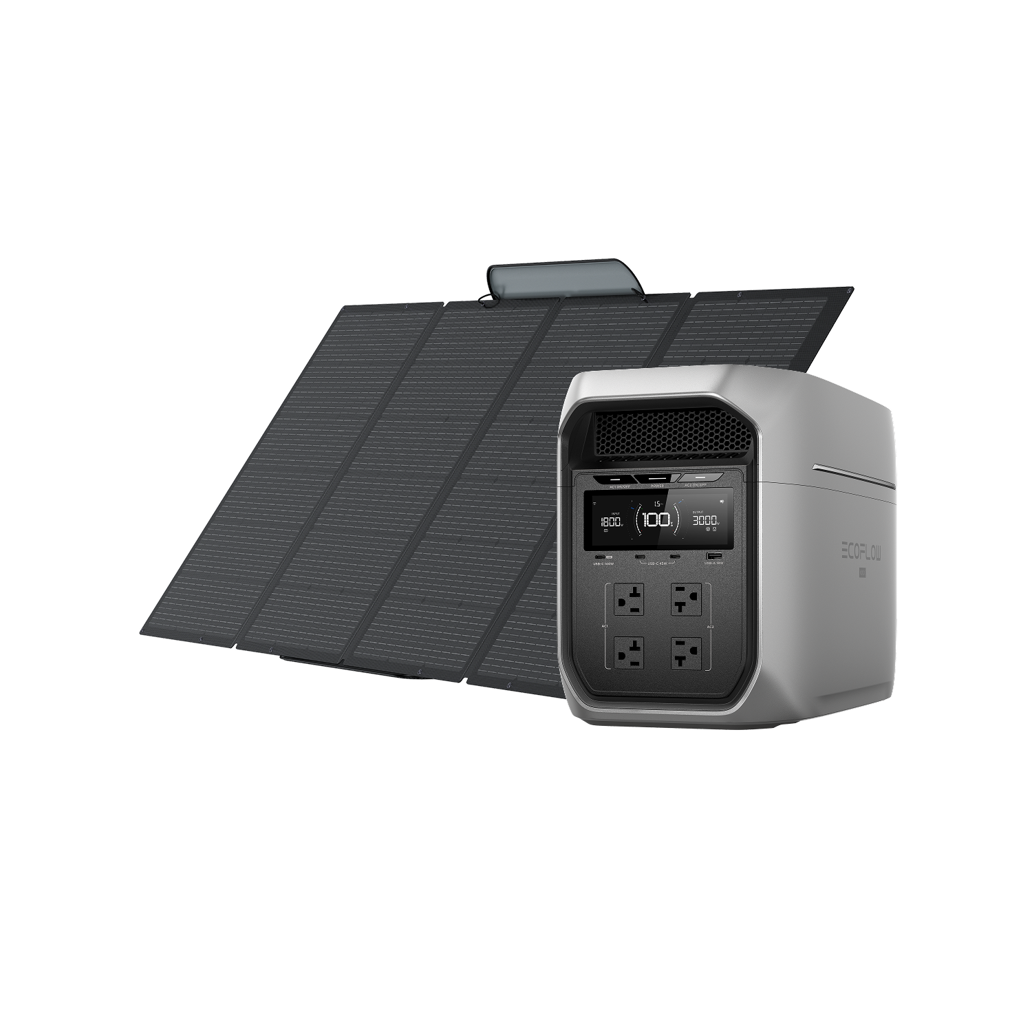 Ecoflow DELTA 3 Max Plus+400w solar panel