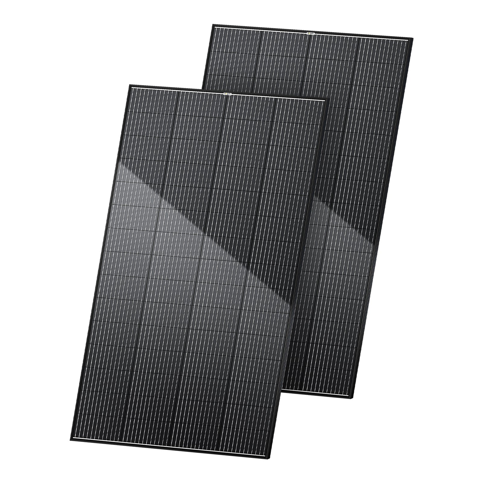 BougeRV 300 Watt 12V/24V Rigid Bifacial 12BB Mono Solar Panel