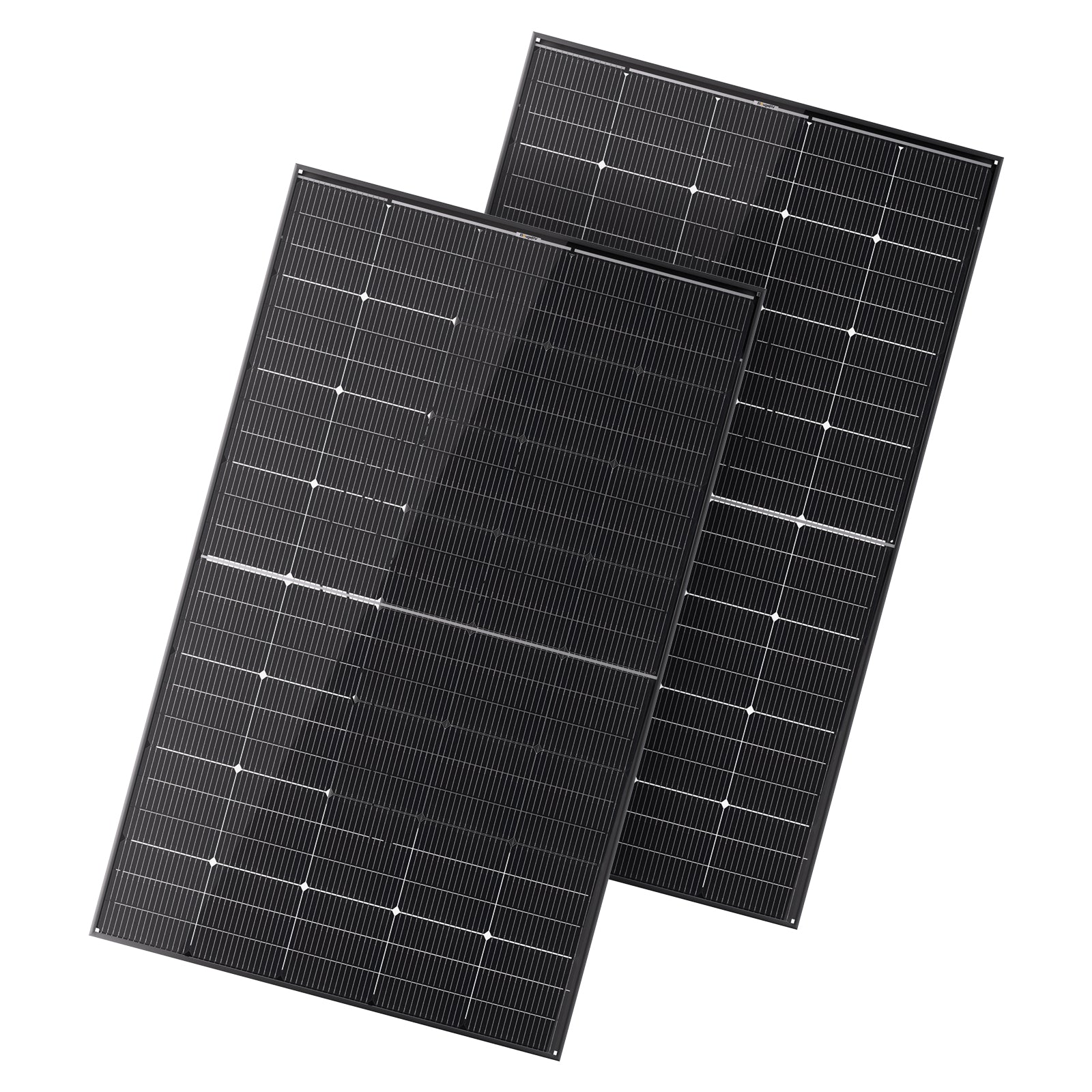 BougeRV 300 Watt N-Type Rigid Bifacial 16BB Mono Solar Panel