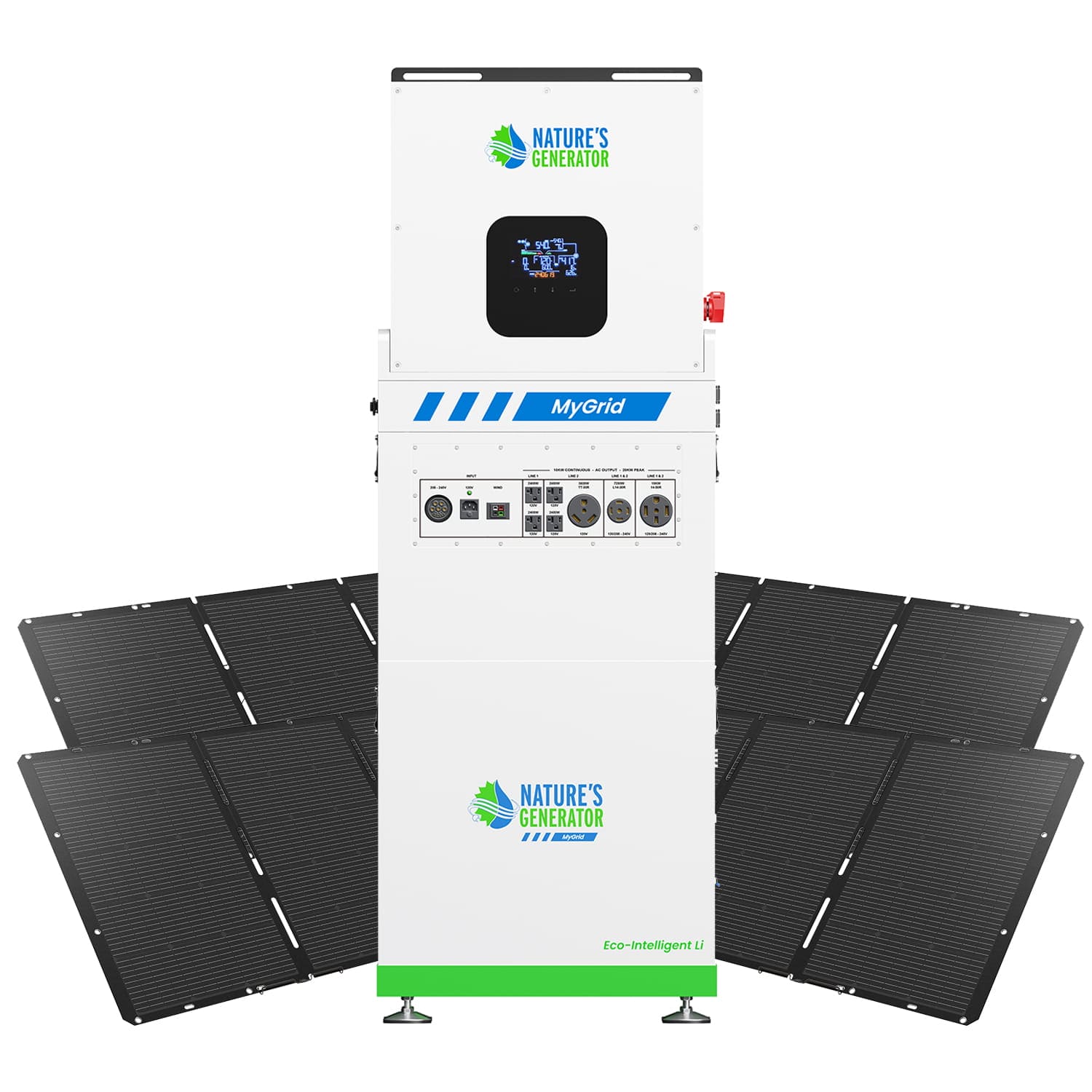 Nature's Generator MyGrid 10K Solar Generator for Home