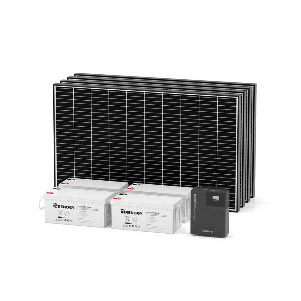 Renogy Energy 1.2kW Essential Kit SKU: RKIT1200CB-C43D4-A24-US
