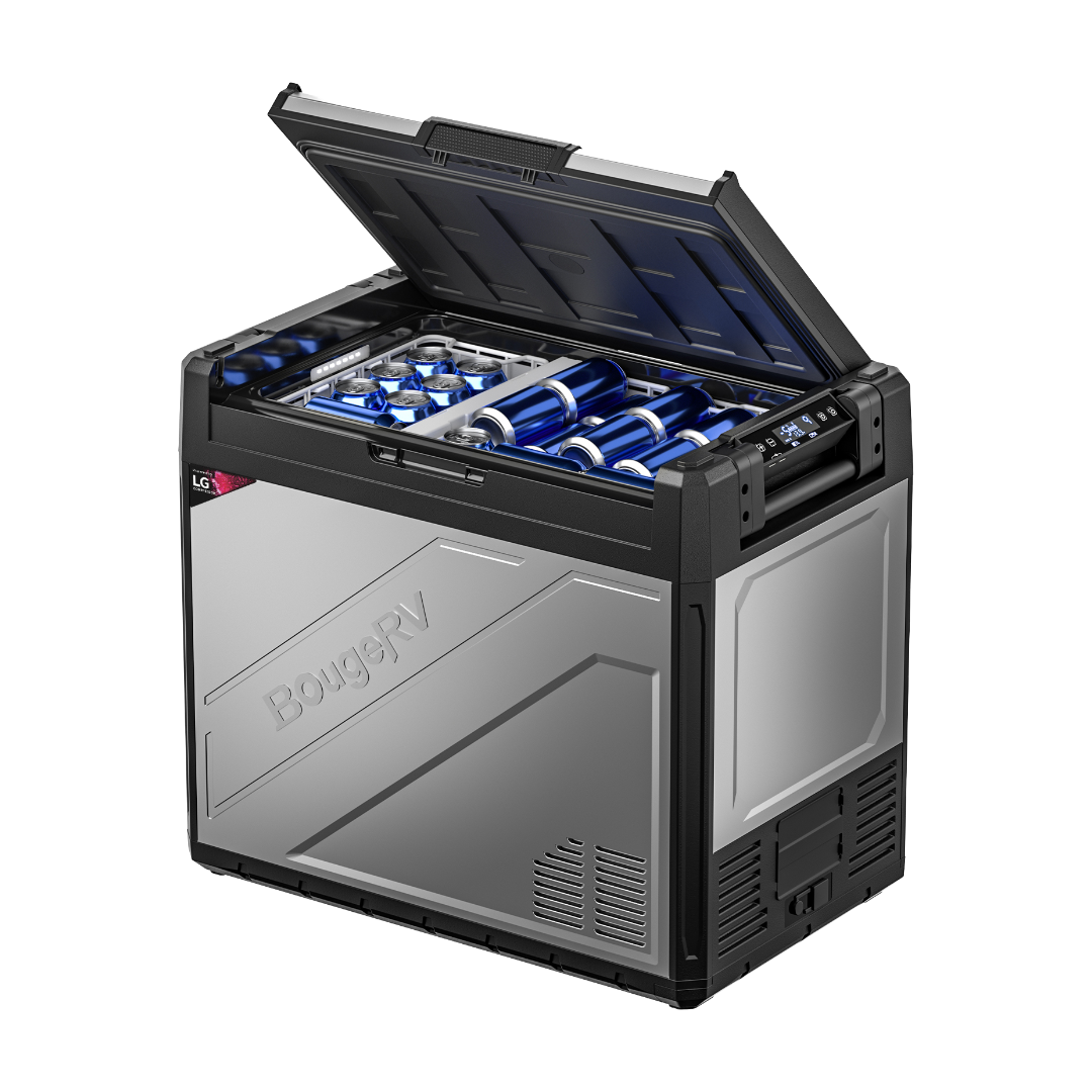 BougeRV Rocky 81QT Dual Zone 12V Portable Fridge