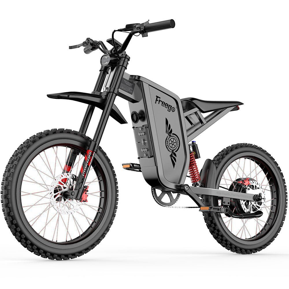 Freego All-terrain Mountain Off-road Motorcycle. Riding Range (km): 60km -90km | 37mi -56mi. Max Speed: 50mph (80km/h)X2 Pro X2-pro-1
