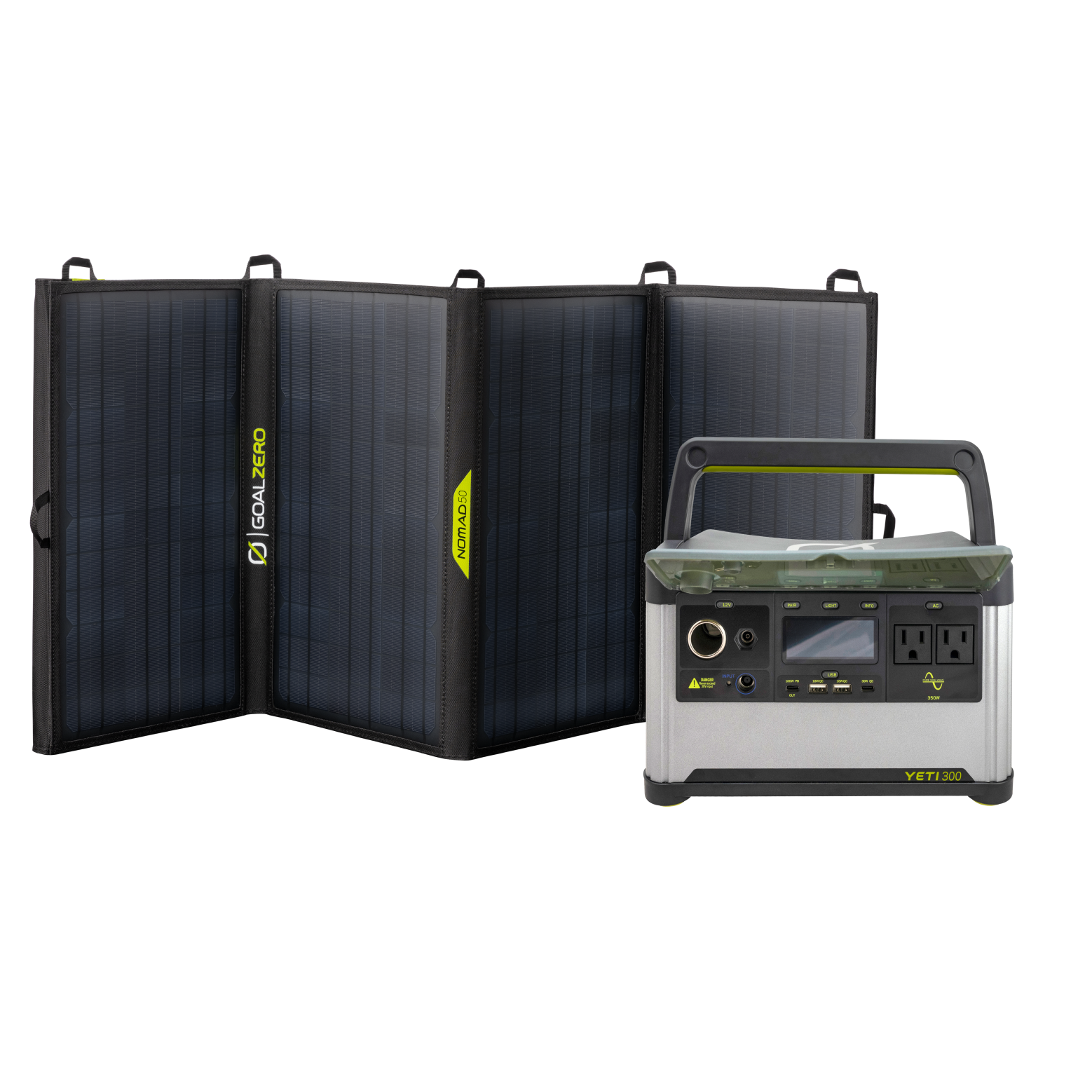 Yeti 300 + Nomad 50 Solar Generator