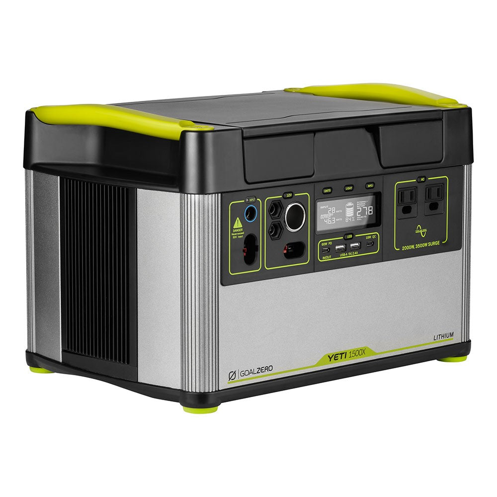 Yeti 1500X + Boulder 100 BC Solar Generator