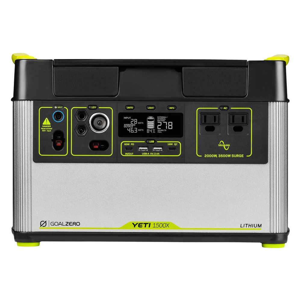 Yeti 1500X + Ranger 300 BC Solar Generator
