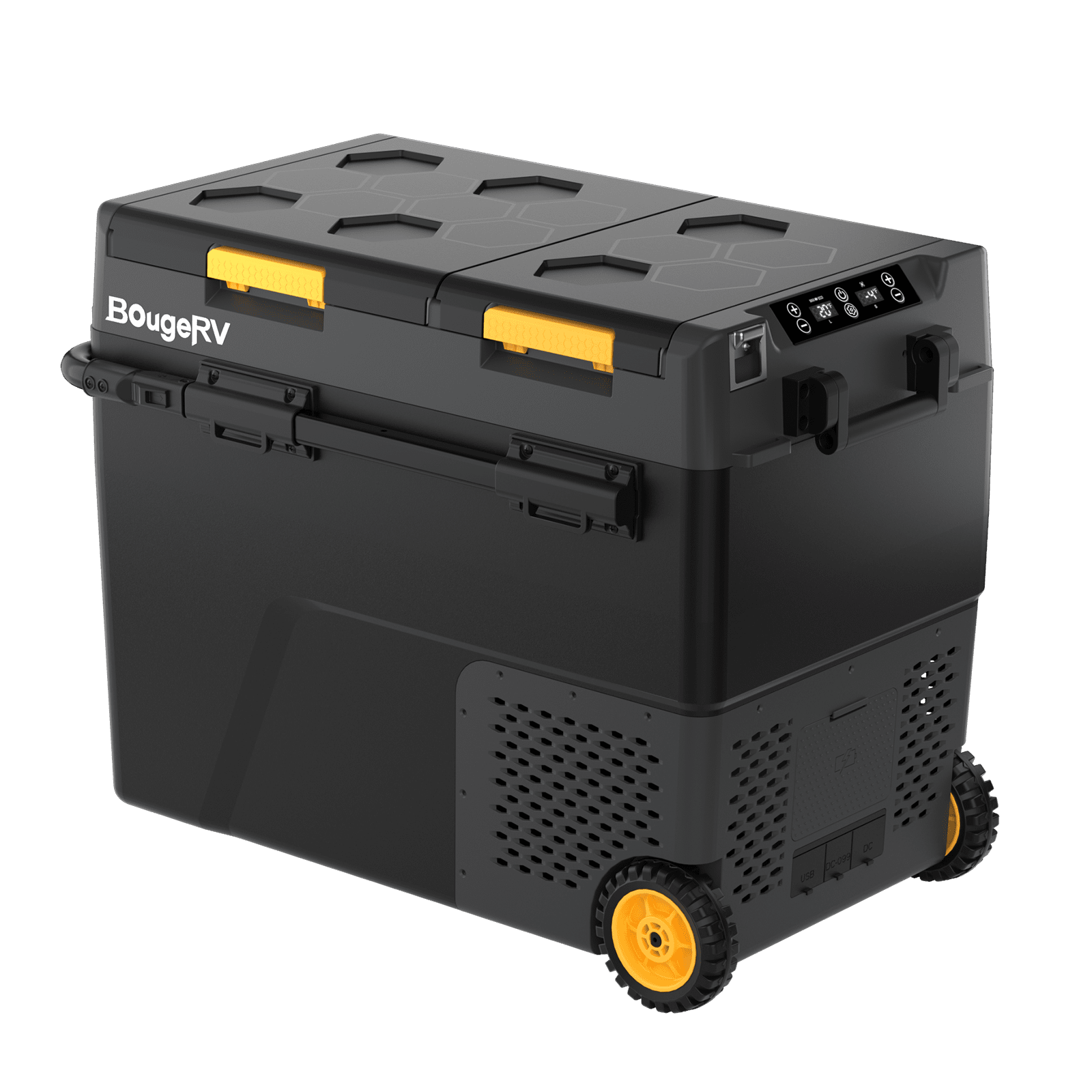 BougeRV CRD2 61QT Dual Zone 12V Portable Fridge Freezer