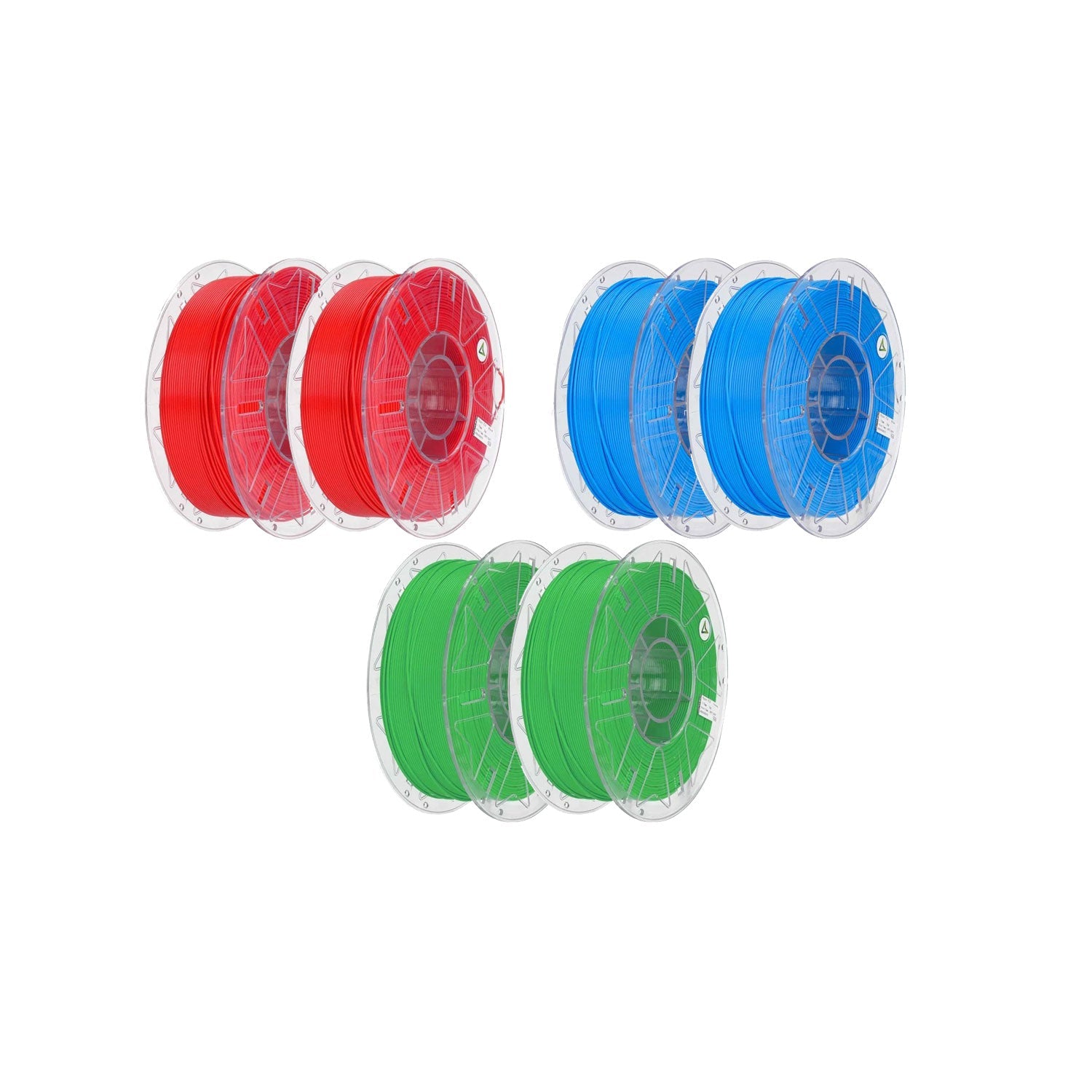Creality Everyday 6KG Color Filament Bundle (Red, Blue, Green)