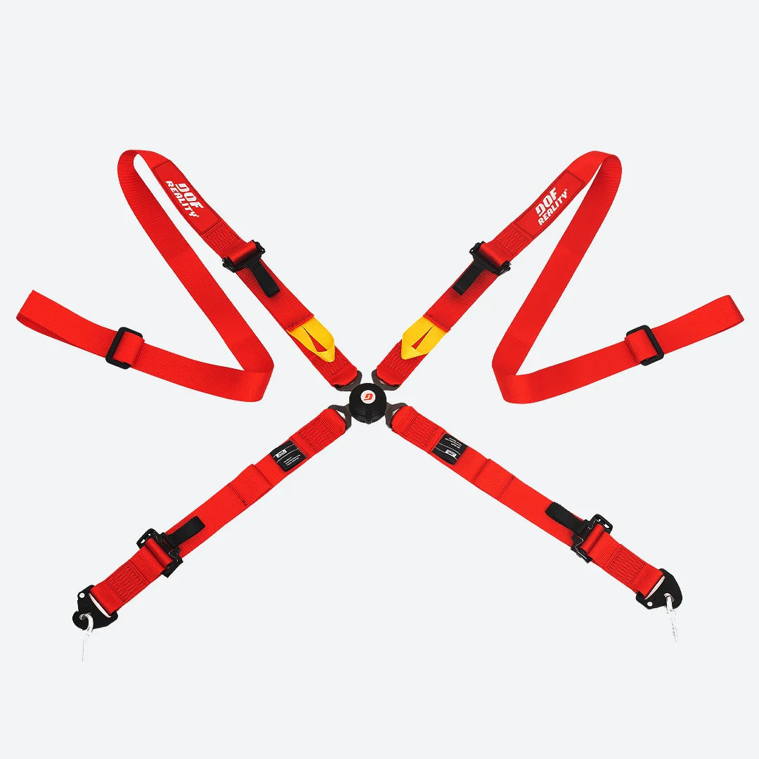 DOF Reality 4-Point Harness (Red)