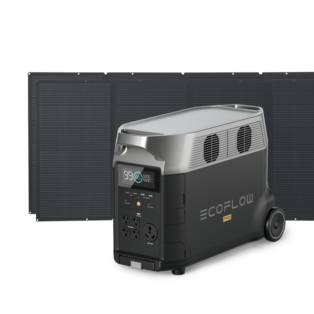 EcoFlow DELTA Pro + 400W Solar Panel +free 220W Solar Panel