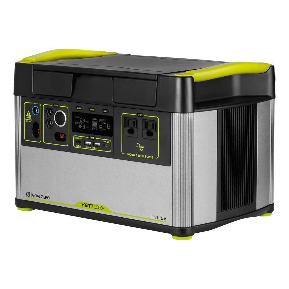 Yeti 1500X + Boulder 200 BC Solar Generator