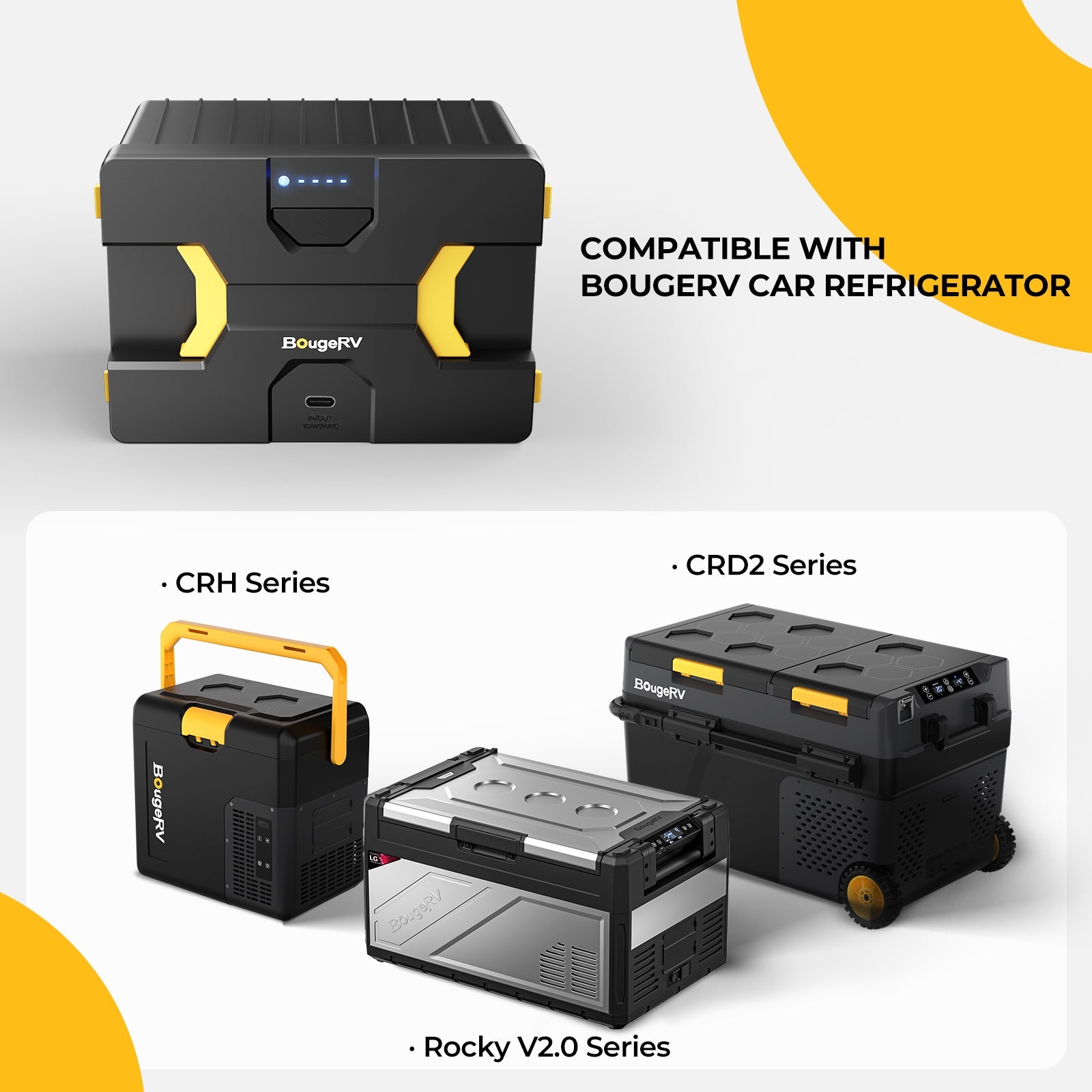 Detachable Battery of CRH/CRD2/ROCKY Portable Fridge