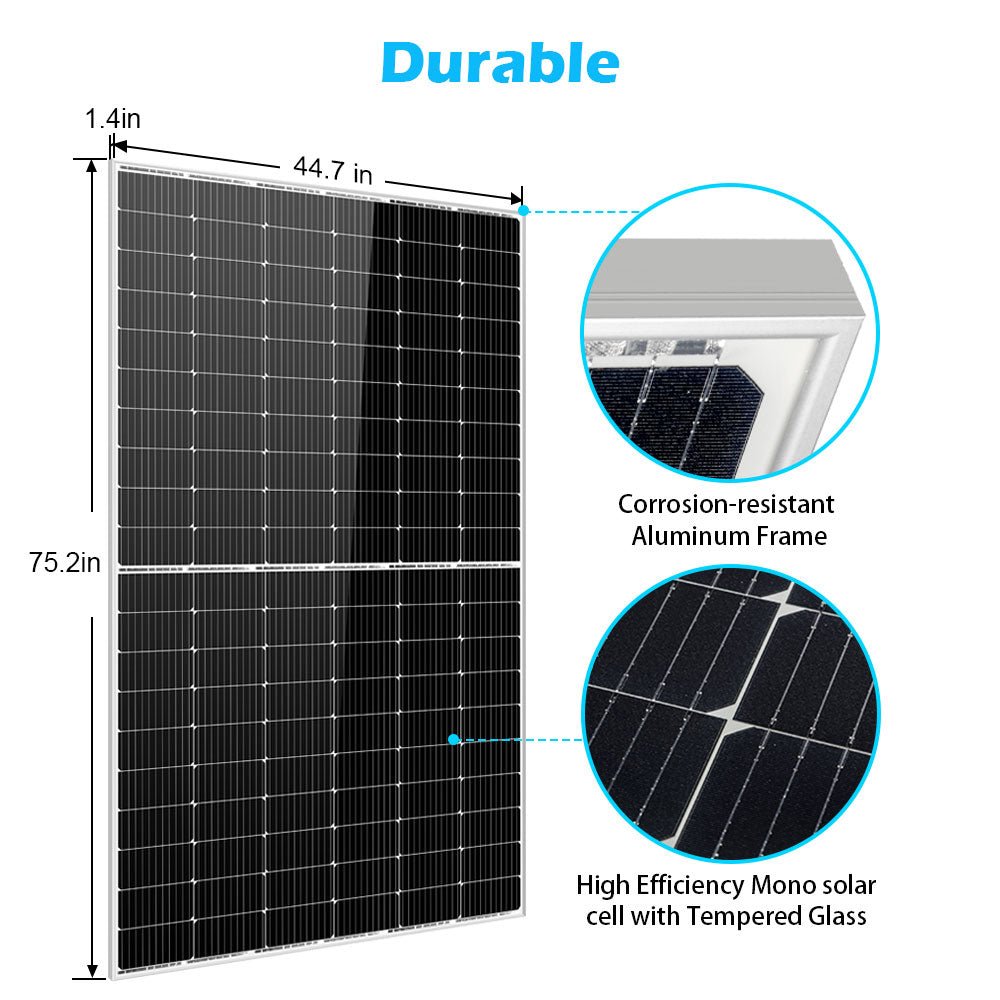 450 Watt Monocrystalline PERC Solar Panel UL 61730 CEC Listed