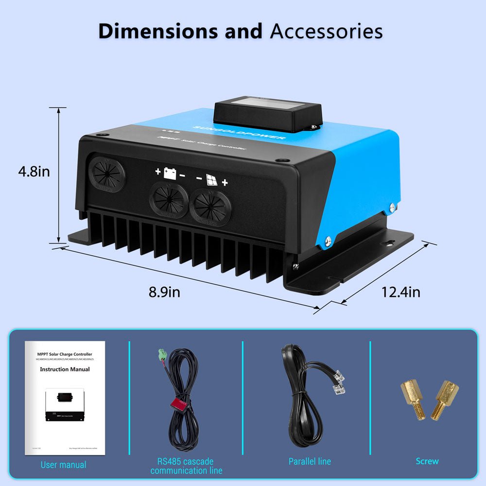 60 Amp MPPT Solar Charge Controller
