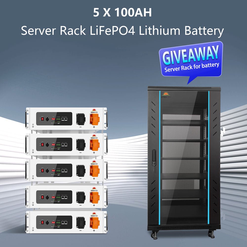 OFF GRID SOLAR KIT 16KW 48VDC 120V/240V LIFEPO4 25.6KWH LITHIUM BATTERY 32 X 415 WATTS SOLAR PANELS SGR-16K25E