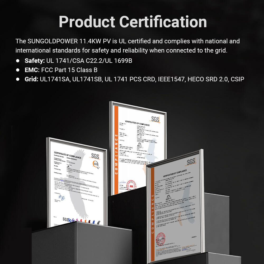 11.4KW 48V Split Phase Hybrid Solar Inverter | Whole Home Backup (200A) | SGN-11K15PRO