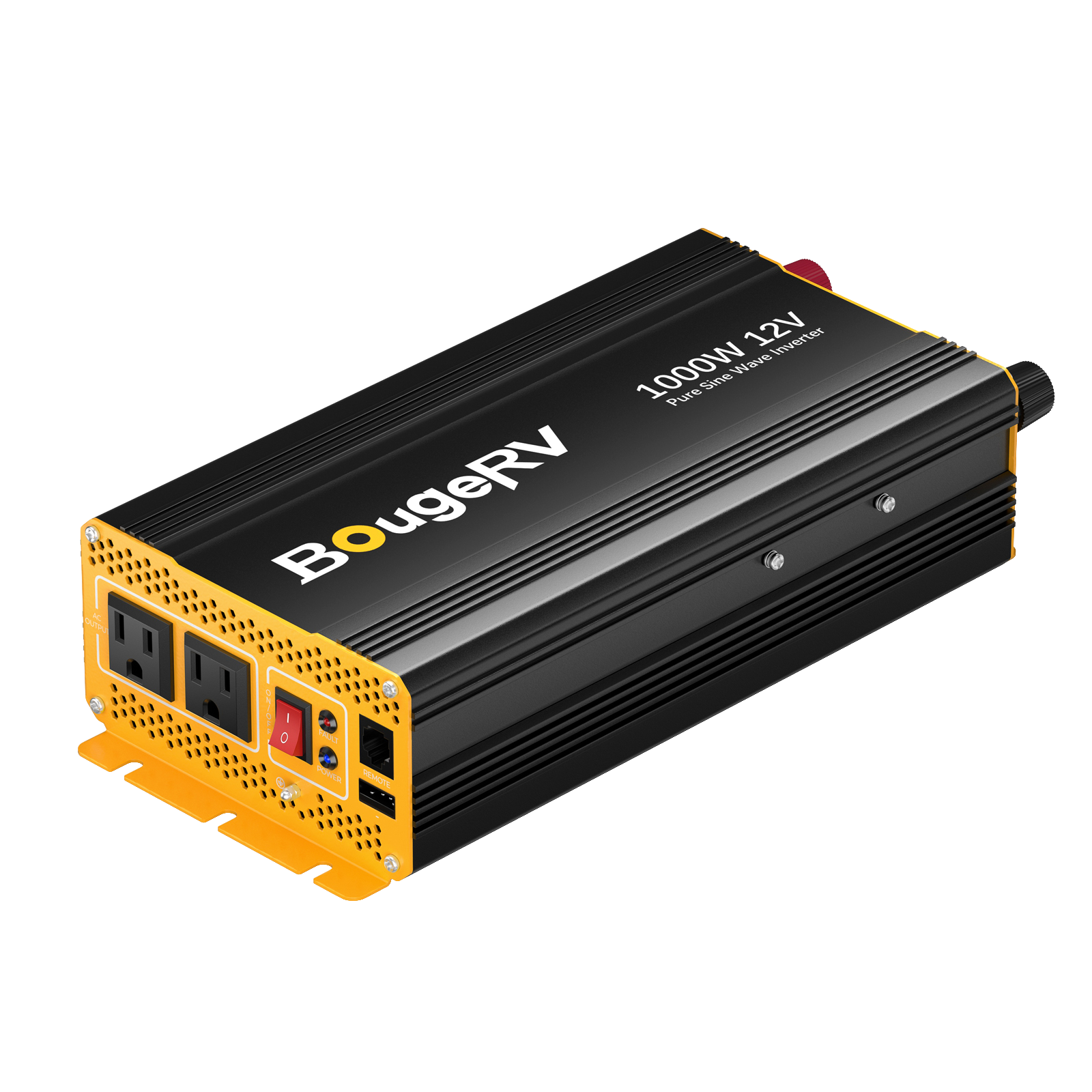 BougeRV 1000W 12V Pure Sine Wave Inverter with Bluetooth