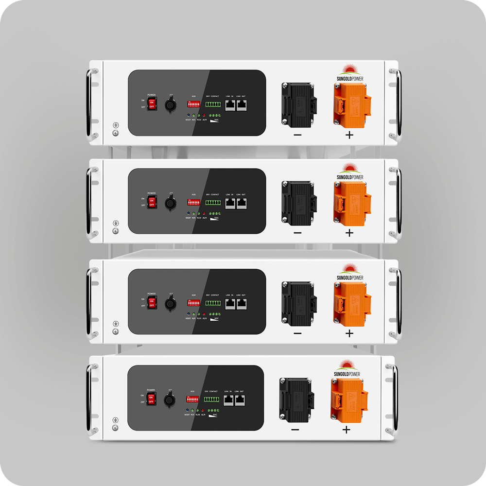4X SGH48100T Server Rack 48V 100AH Lithium Battery Self-Heating