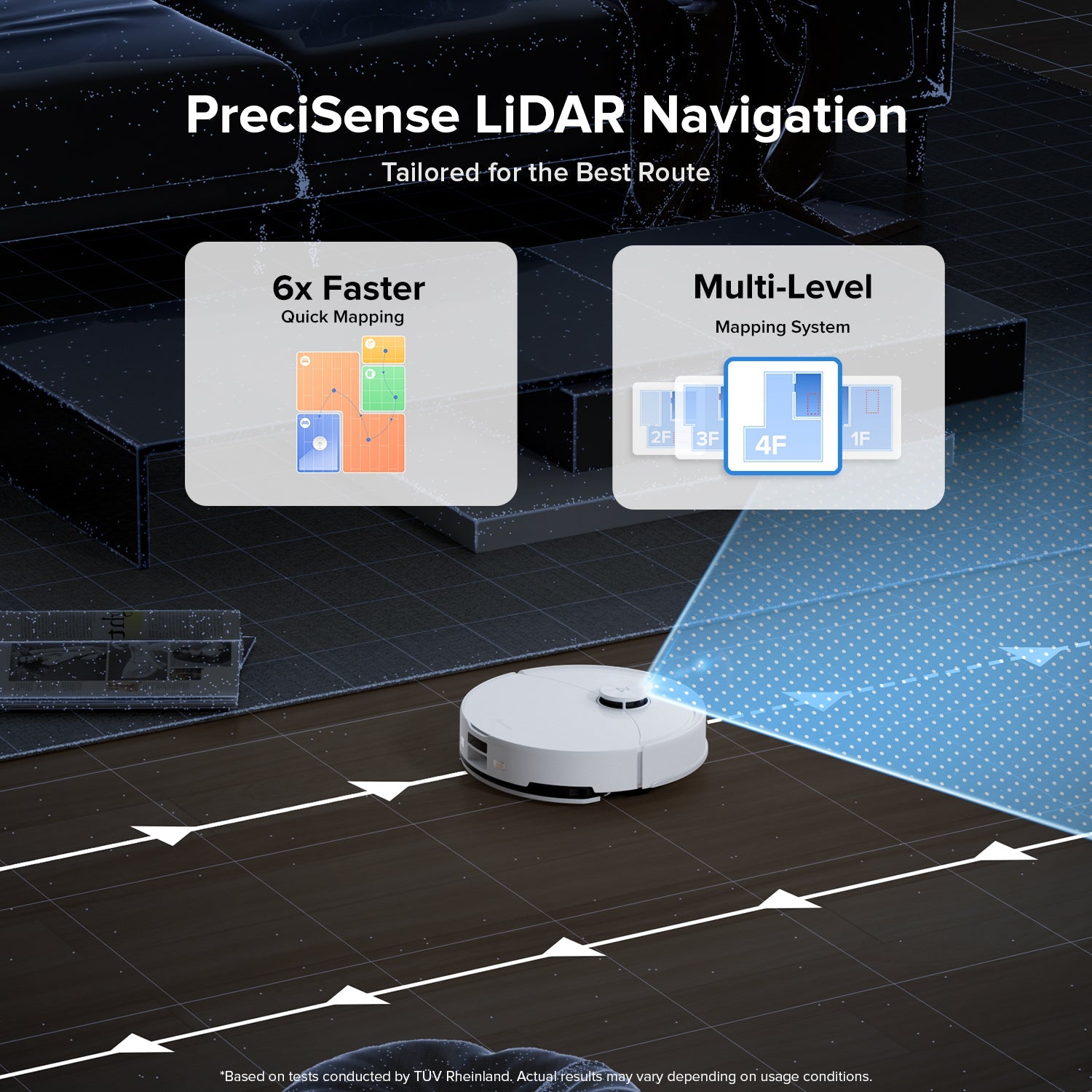 Roborock Q10 X5+ Robot Vacuum and Mop with Auto-Empty Dock