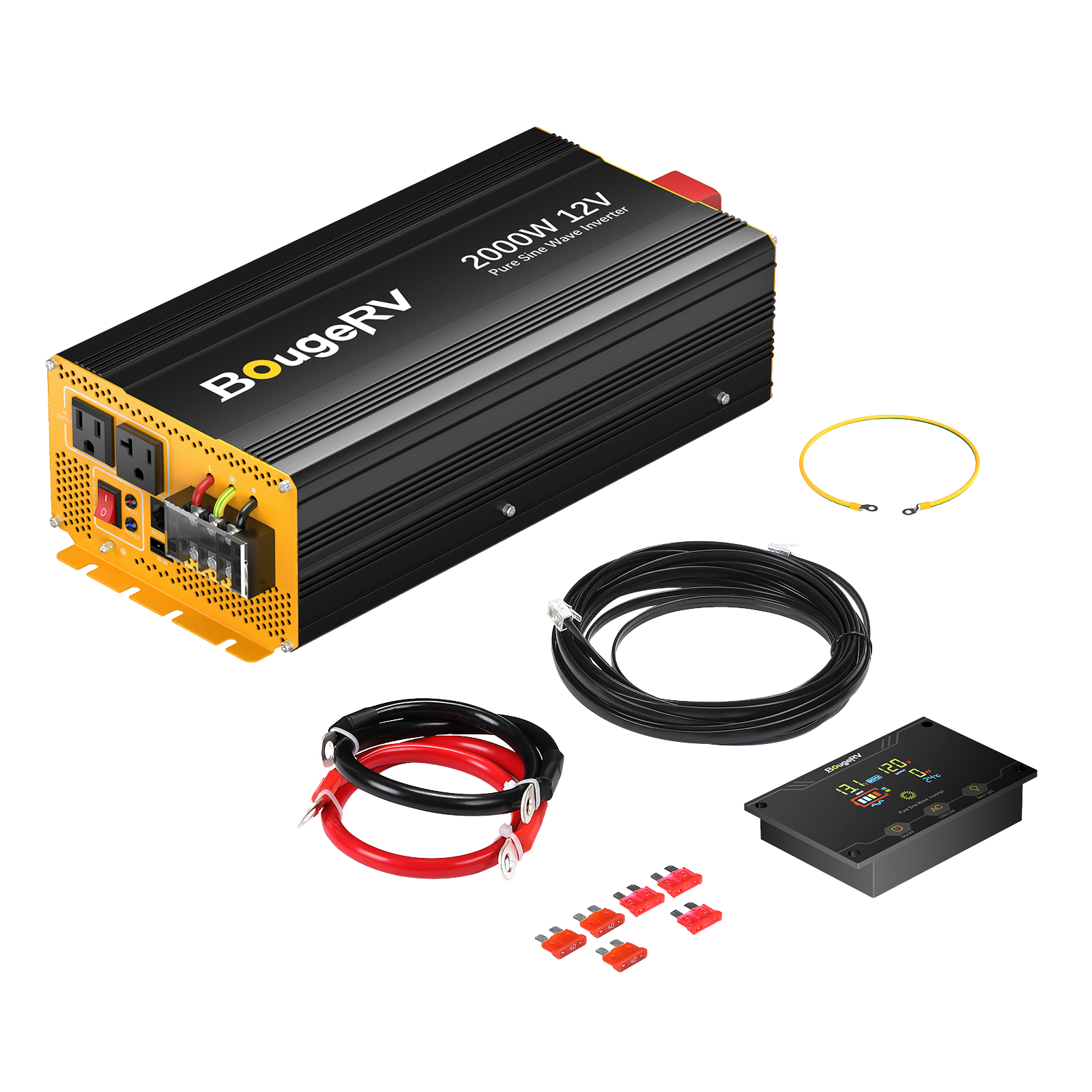 BougeRV 12V 400 Watt Arch Pro Solar System Kit