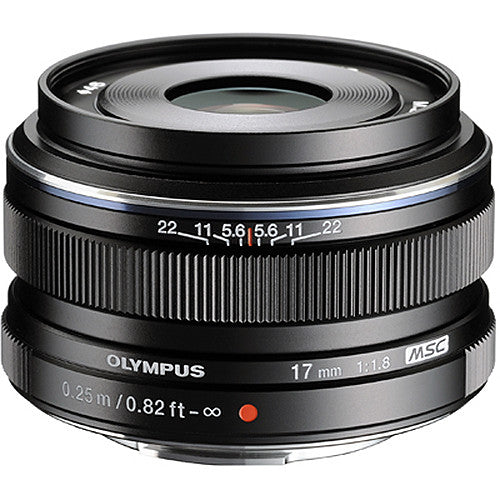 Olympus M.Zuiko Premium 17mm f1.8 Lens Black V311050BU000