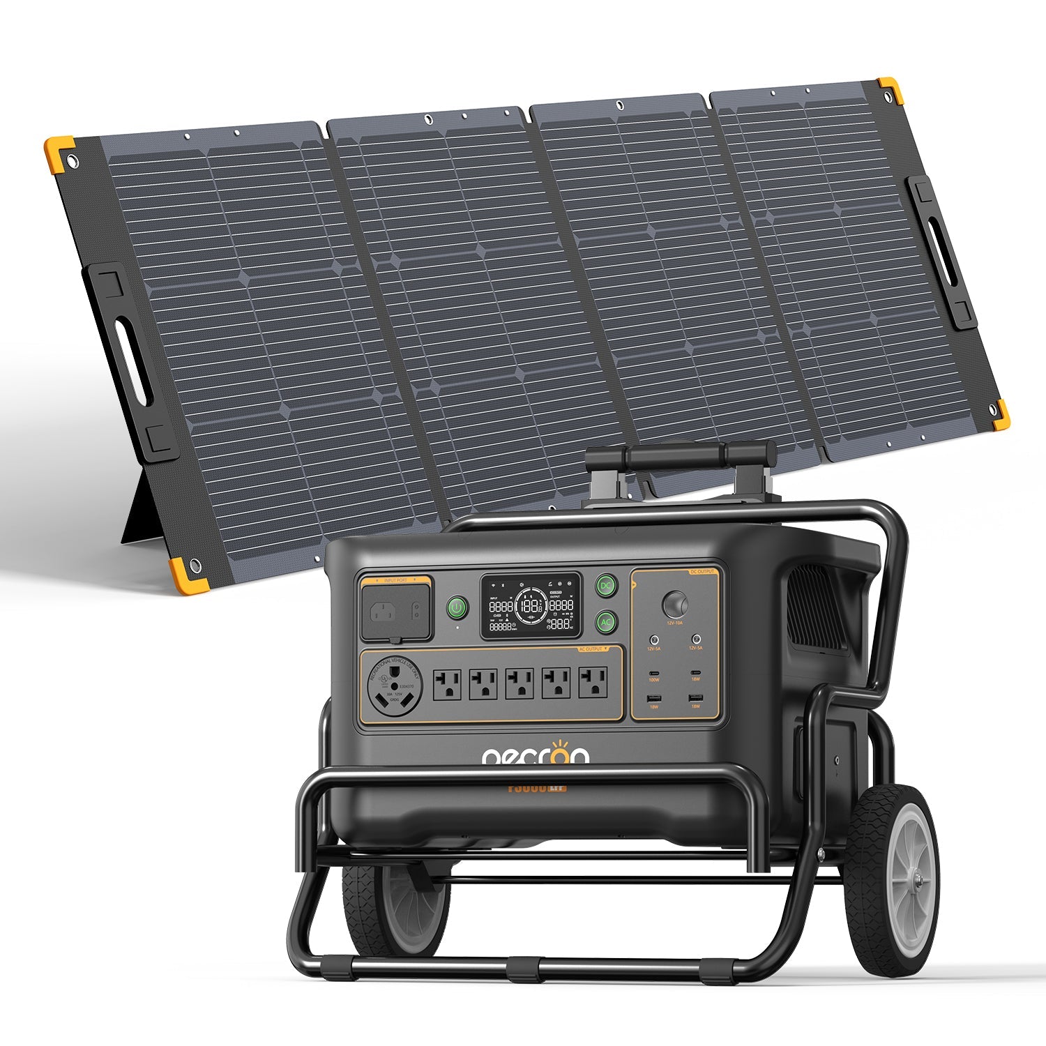 PECRON F3000 Solar Generator Kit