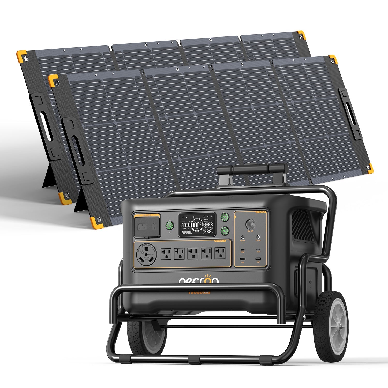 PECRON F3000 Solar Generator Kit